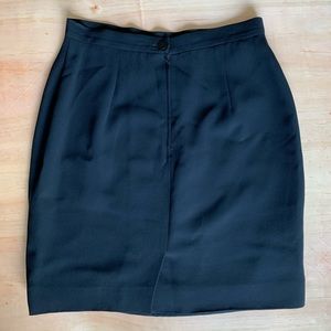 Vintage Navy Blue Giorgio Armani Skirt